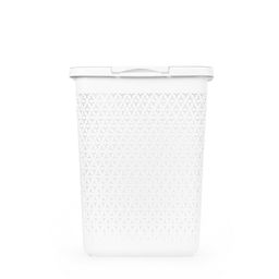 Корзина д/белья Элемент 30л узкая (белый) М9083 - Альтернатива фото 7