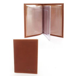 Обложка для автодокументов Croco-АВ-100 н/к, коричневый тем пулл-ап (219) 260803