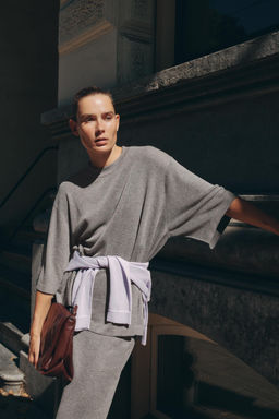 OVERSIZED PLAIN KNIT TOP - Zara фото 5