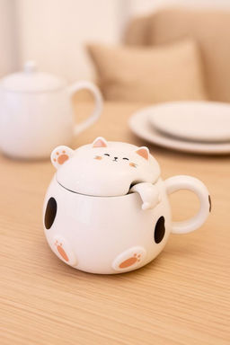 Кружка Chubby cat, white (460 мл)