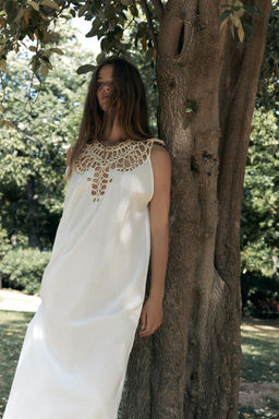 LIMITED EDITION COMBINATION COTTON DRESS - Zara фото 5