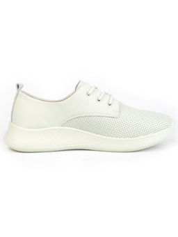 03-PDA156-3 LT. GREEN Полуботинки спортивные женские (натуральная кожа)