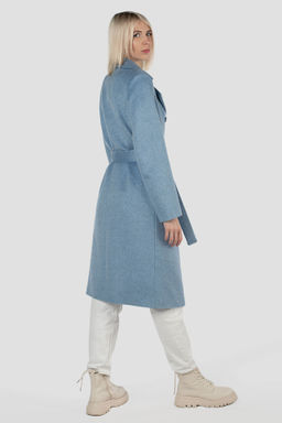 Пальто женское демисезонное (пояс) - El podio фото 6