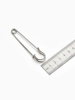 Цена за 2 шт. Булавка 8?1.5 см (набор 2 шт.), СМ-208, серебра