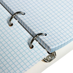 Тетрадь на кольцах, в клетку, 120 листов Аниме. Девушка иероглифы, пластиковая обложка, блок офсет - Calligrata фото 5