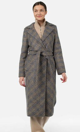 01-11082 Пальто женское демисезонное (пояс)