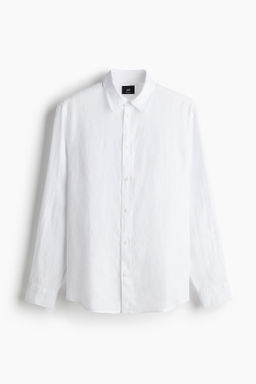 Camisa de lino Regular Fit