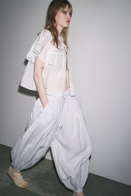 KNOTTED LEATHER SANDALS - Zara фото 3