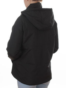 7060 BLACK Куртка демисезонная женская (100 гр. холлофайбер) - Фабричный китай фото 6