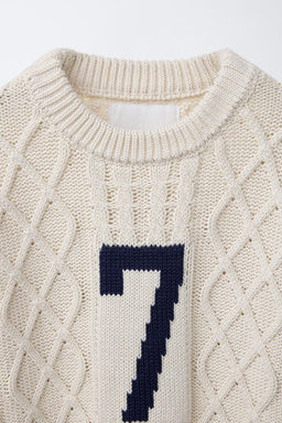 CABLE-KNIT SWEATER - Zara фото 3