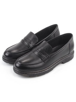 03-DCO59-5 BLACK Лоферы женские (натуральная кожа)