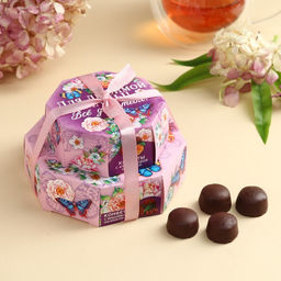 Конфеты шоколадные с начинкой Для любимой мамы, 150 г.
