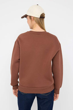 Teen Kahverengi Orme Sweatshirt TWOAW26SW00140 - Trendyolmilla фото 4