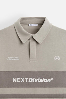 WASHED COLOUR BLOCK POLO SHIRT - Zara фото 9