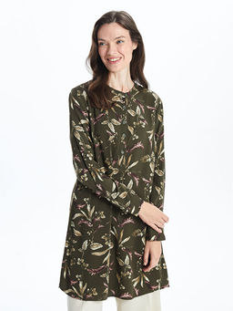 Bisiklet Yaka Desenli Kad?n Tunik