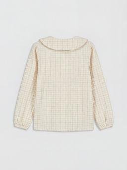 Ekose Poplin K?z ?ocuk G?mlek