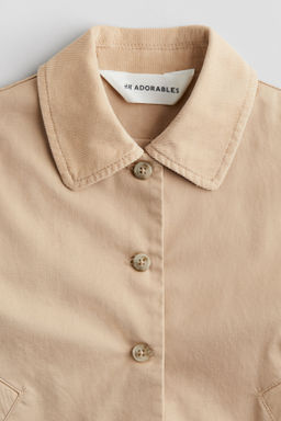 Gabardina oversize