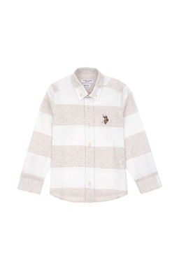 Рубашка Stone с длинным рукавом для мальчика Неожиданная скидка в корзине - U.s. polo assn фото 2