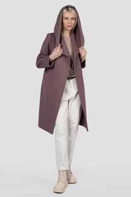 Пальто женское демисезонное (пояс) - El podio фото 7