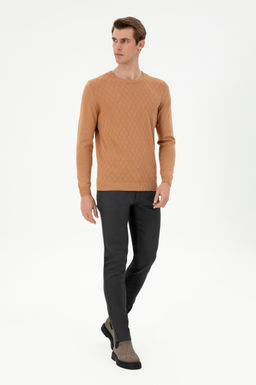 Мужской светло-коричневый свитер Неожиданная скидка в корзине - U.s. polo assn фото 4