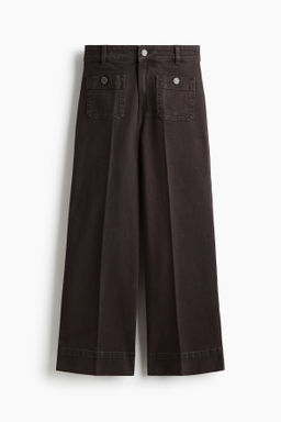 Wide High Ankle Jeans
