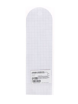 Блок-закладка с липким краем, 4 цвета, 8 блоков по 20 штук, 145×5 мм, флуоресцентные, пластиковые