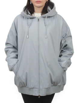 H24-283 GRAY/BLUE Куртка демисезонная женская (100 гр. синтепон)