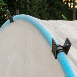 Зажим для парниковых дуг д2см, полипропилен, черный, набор 10шт (Беларусь)