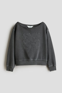 Top off-the-shoulder de corte oversize - H&m фото 6