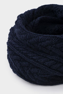 Crockid _ КВ 15007/ш/темно-синий шарф-снуд дет