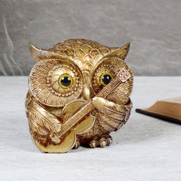 Фигурка Сова музыкант с гитарой 9 см / 28018-21-3 /уп 4/96/ 708568