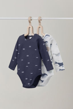 Crockid _ К 6342-2уп/сказочные киты,штиль набор полукомбинезон (боди) яс фото 2