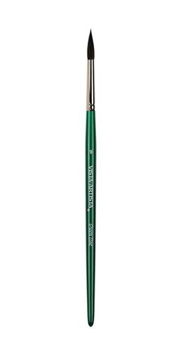Кисть Green Line VISTA-ARTISTA 90211-09 имитация белки круглая 5 шт короткая ручка №09