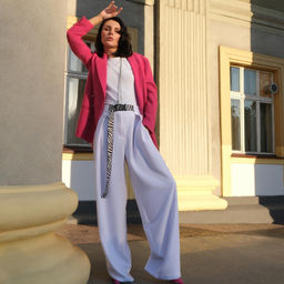 Брюки Lifestyle (white с поясом)