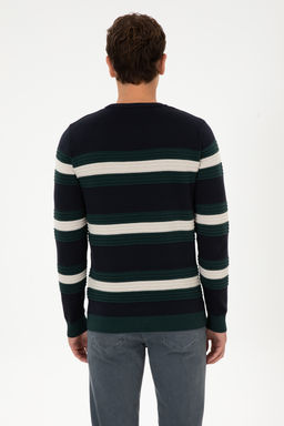 Erkek Regular Fit Bisiklet Yaka Lacivert Kazak - U.s. polo assn фото 12
