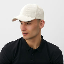 Бейсболка мужская MINAKU, размер 56-58, молочная