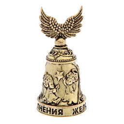Колокольчик ангел «Исполнения желаний», 7×3.3 см