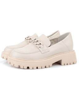 03-5926-2 BEIGE Лоферы женские (натуральная кожа)