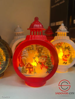 Новогодний фонарь на батарейках