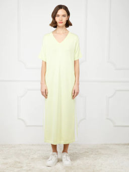 Платье женское ZZ-03006 lime/white - Eleganzza фото 2