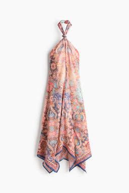 Vestido halter de gasa