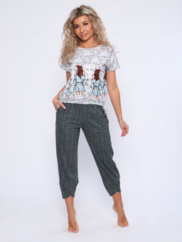 Костюм с брюками ВИЖН -1 (серый №3)