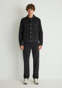 Ray Kolej Antrasit Jean Ceket - Mavi фото 3