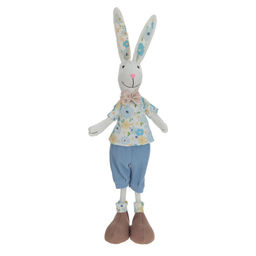 Игрушка набивная "Заяц", L13 W10 H36 см, 2в.