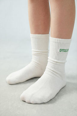 PACK DOS CALCETINES LARGOS PUKAS SURF / Azul / Blanco - Zara фото 5
