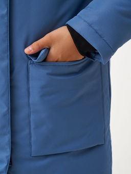 Куртка зимняя 25377-518 джинсовый