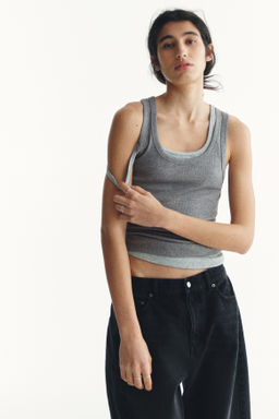 Camiseta sin mangas en canale - H&m фото 19