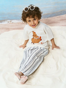 Брюки муслиновые Полоска