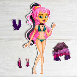 Магнитная игра Одень куклу: стильная штучка - Happy valley фото 7