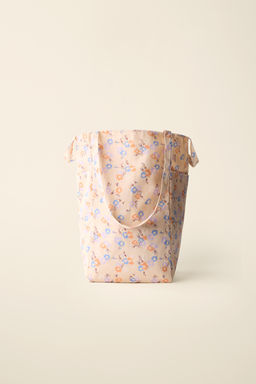 BOLSO ALGOD?N ESTAMPADO FLORES CREATED BY CARAMEL LONDON X ZARA / Multicolor  фото 8
